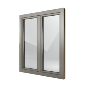 Infissi in PVC-Alluminio grigio